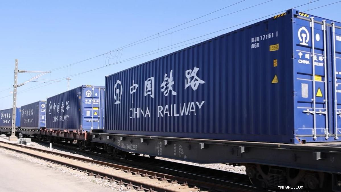 今年一季度中老鐵路進(jìn)出口貨物量和貨值增長(cháng)